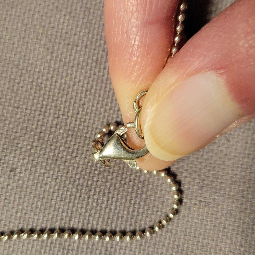 Art Nouveau silver fairy goddess necklace - Picture 5 of 7